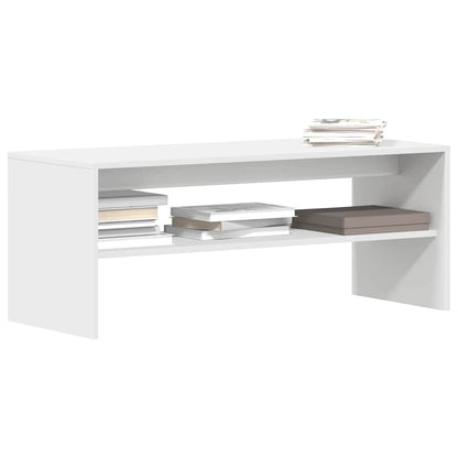 NNEVL TV Cabinet White 100x40x40 cm Engineered Wood