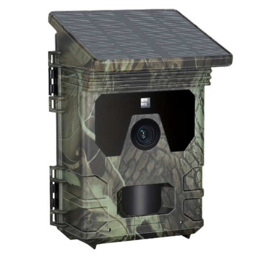 NNETM Solar-Powered 4K Wildlife Trail Cam Hunting Camera
